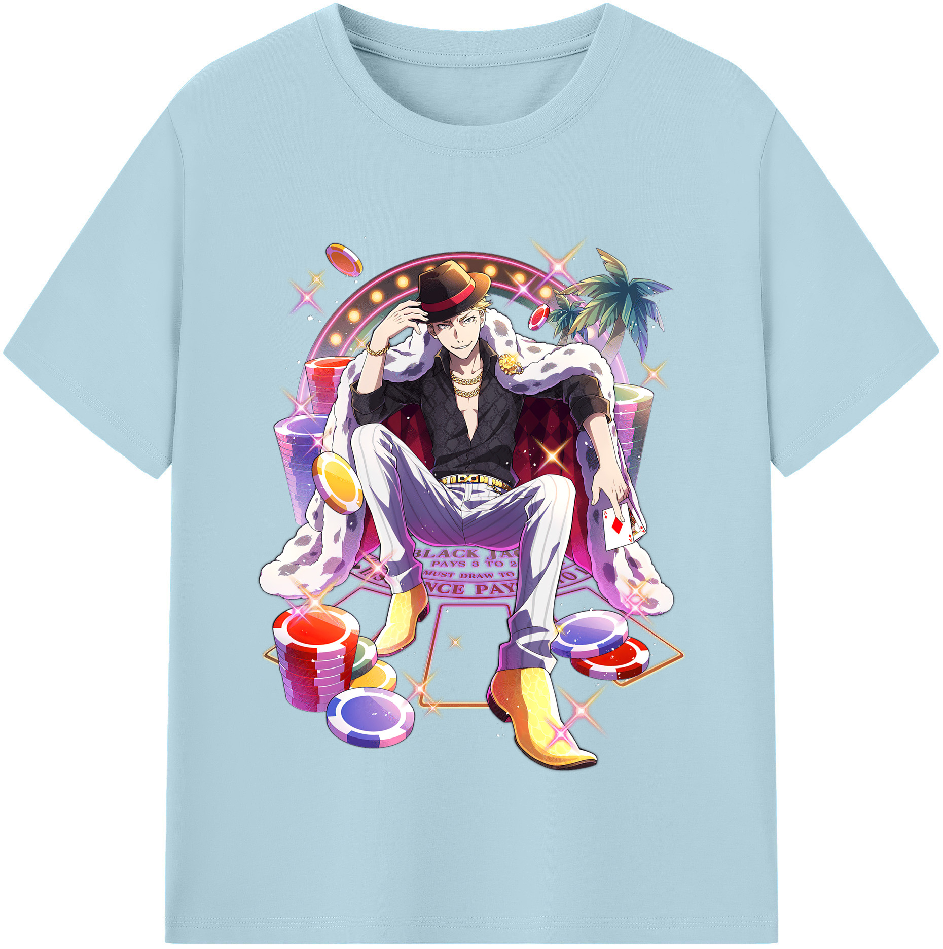 （画像用） 文豪ストレイドッグス Bungo Stray Dogs 綿100％半袖Tシャツ（フロントプリント）